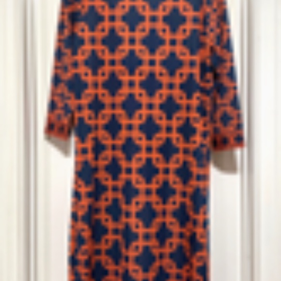 Gretchen Scott geometric Shift Dress S - Picture 7 of 11
